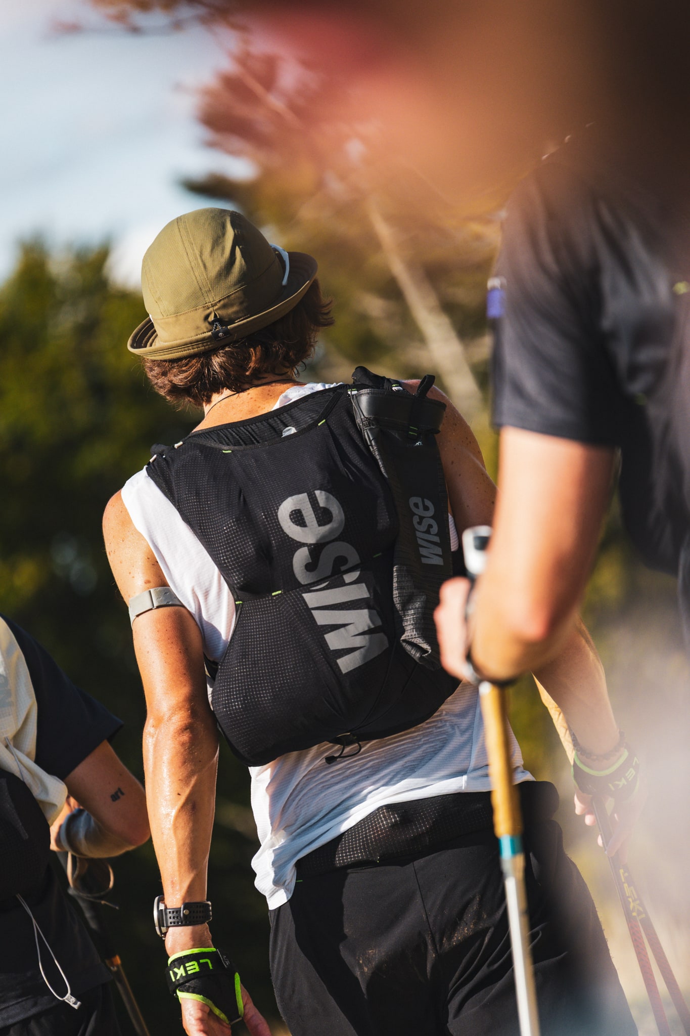 Le sac de trail Wise porté et testé pendant la sortie
